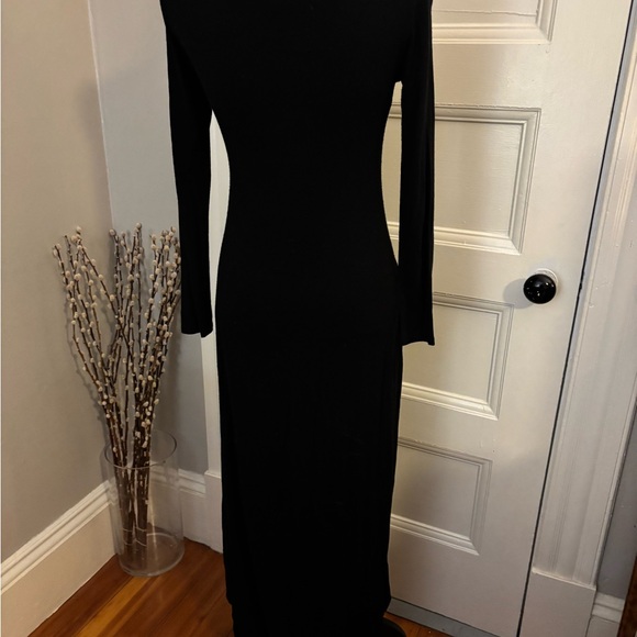 Donna Ricco Classic Black Long Sleeve Dress - Picture 4 of 6